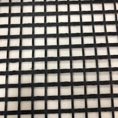 中国 黒い舗装の地面安定網のガラス繊維のgeogrid 販売のため