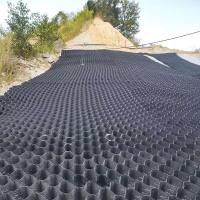 China ASTM Standard HDPE Geocell 50mm Height Honeycomb Gravel Grid for sale