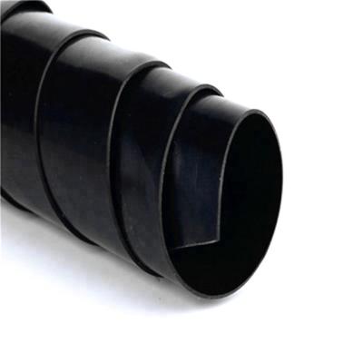 China 7mm 8mm Geomembrane Pond Dam Liner Black Plastic For Fish Farm for sale