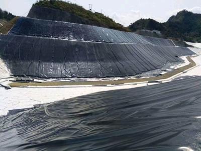 China 1.5mm 2mm Plastik Fischfarm-Müllgrube PVCs Geomembrane Film-ISO9001 zu verkaufen