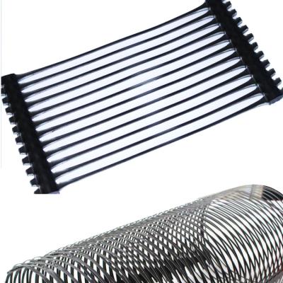 China HASSAN Uniaxial Plastic Geogrid For Asphalt Reinforcement for sale