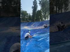 Swimming Pool HDPE Geomembrane Liner 1.5mm Blue Landfill