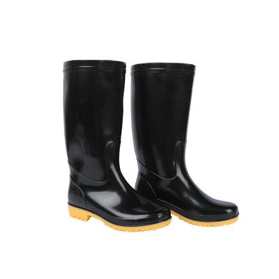 China Sweat-absorbent Latest Design High Tube Non-Slip Workaholics Fashionable Long Rain Boots for sale