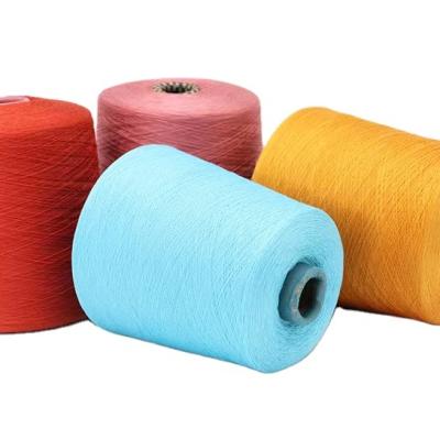 China Antistatic Wholesale Nano Viscose Knitting Yarn 23% Tencel 31% 46% Yarn 83NM/3 Tencel Yarn Nano Silk Fiber for sale