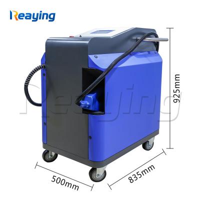 China Exterior Paint Fiber Laser Machine Removal Laser Machine Metal Rust Oxide Paint Cleaning Coating for sale