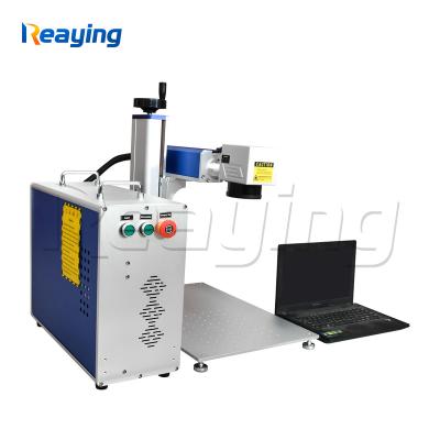 China Laser Marking Mini Reaying Fiber Laser Metal Engraver Marker Machine with Raycus Laser Generator for Dog Tag Marking for sale