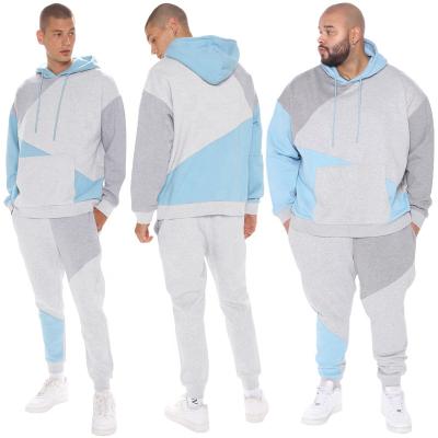 China Z0976 Hot Sale Custom Logo Cotton Breathable Plus Size Custom Mens Tracksuit Mens Sweatsuit Mens Jogging Suit for sale