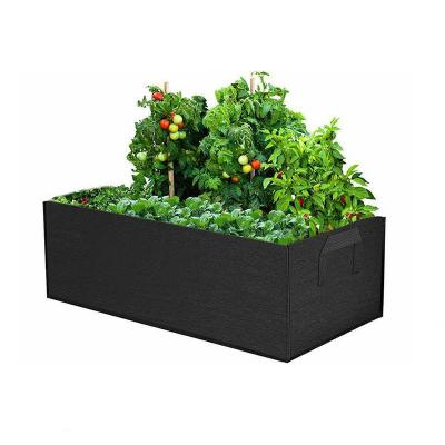 China Vegetables / Flower / Trees / Fruit 2 Pcs Planting Beds Large Fabric Raised Garden Grow Bags For Plants for sale