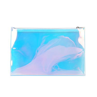 China Women Makeup Pouch PVC Plastic Clear Cosmetic Bag Travel Biodegradable Bulk Transparent Neon Waterproof Toiletry Bags Cosmetic Bag for sale