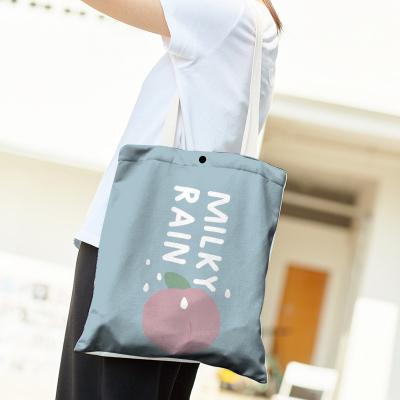 China 100% Eco-Friendly Custom Canvas Durable Grocery Logo Shoulder Tote Bag Eco-Friendly Shopping Tote Bags for sale