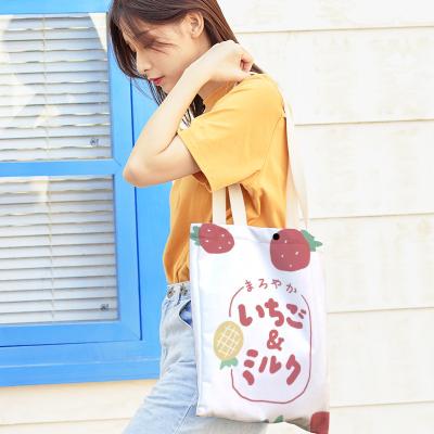 China 100% Eco-Friendly Women Shoulder Friendly Canvas Totebag Shopping Tote Bag Durable Canvas for sale