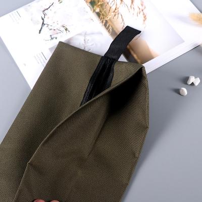 China 100% Eco-friendly canvas mini makeup Cotton Cosmetic bags Reusable Canvas Zipper make up Pouch Bag for sale