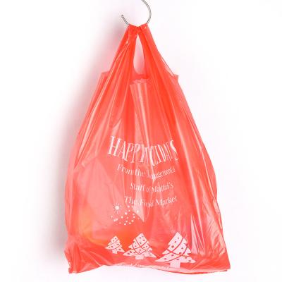 China T-shirt de HDPE/LDPE Bolsas de plástico con superficie de manipulación de impresión offset en venta