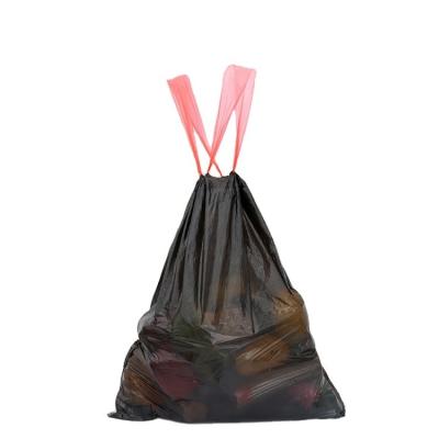 China Customized Logo Plastic Drawstring Rubbish Bin Garbage Bags Household by Manufacturers for sale