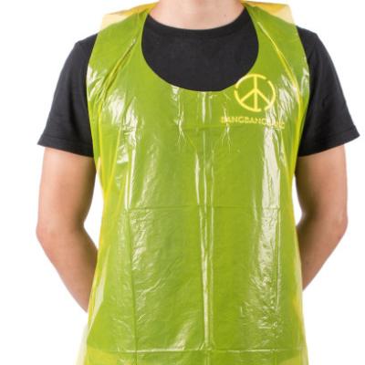 China Hotpot BBQ Camping Apron Anti-Fouling Anti-Oil Plastic Apron for Kitchen and BBQ for sale