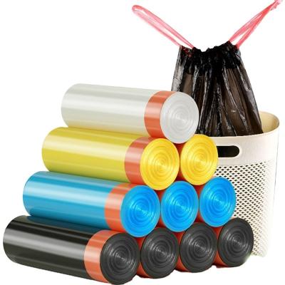 China garbage waste Thickened Drawstring Automatic Trash Bag for Eco-Friendly Waste Disposal for sale