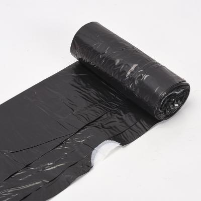 China 38X50 Black Trash Mil Individually Folded Hdpe Plastic Garbage Bag for B2B Purchasing for sale