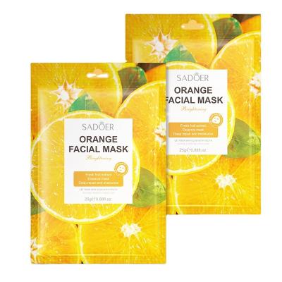 China Nourishing Organic Fruit Extract Hydrating Moisturizing Hydrate Rejuvenating Facial Treatment Whitening Anti Wrinkle Sheet Pack Mask for sale