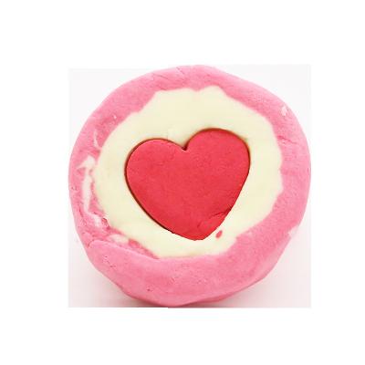 China Private Label Bubble Bath Ba Rose Fragrance Bath Salt Ball Base Cleansing Heart Shaped Spa Relaxing Moisturizing Body Oil Bath Ball for sale