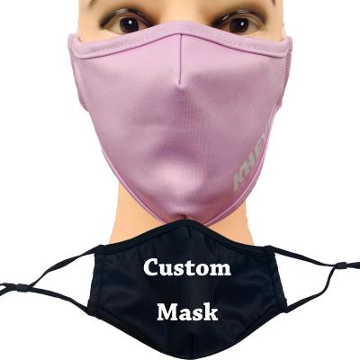 China Custom Washable Cotton Ski Sublimation Maskes Polyester Logo Designer Face Maskes Cloth 2020 Print Fashion Breathable Maskes for sale