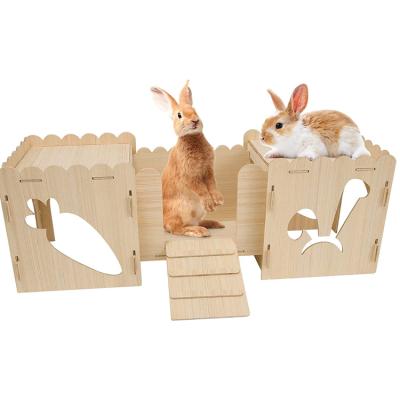 China China Flat Pack Pet House Rabbit Cage Wooden Rabbit Hutch Wooden Cage Pet House for sale