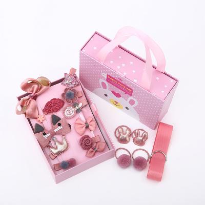 China Japan and Korean style children's hair accessories hairpin set children's bow ornament for sale