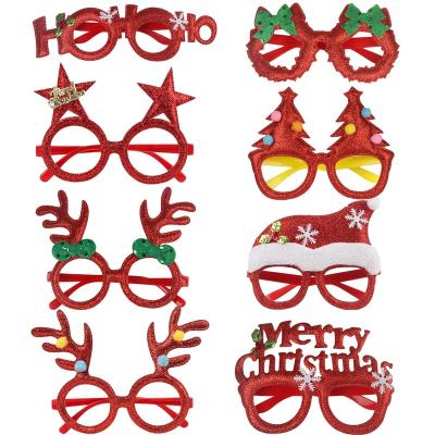 China Glass Rim Antlers Glass Rim Kindergarten Kindergarten Mall U Dress Christmas Tree Christmas Decorations Hot Selling Children's Christmas Decorations Glass for sale