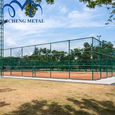 China Fence Mesh 9 gauge chain link fence /diamond shape chain link fence /diamond wire mesh fence /roll wire fencing for sale