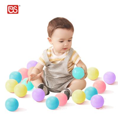 China Mini BS Toy 100PCS Playground Elastic Ball Pit Ball With 100 Ocean Baby Pit Toy Phthalate Free Multi Size Kid Plastic Colorful Ball for sale