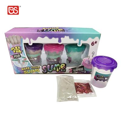 China The slime kit for BS Toy set Custom Crystal Magnetic Slime Kit Education Putty Making DIY children charm Toy Stuff With Slime Kit for kid set for sale