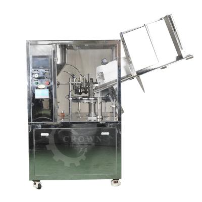 China Metal Food and Automatic Cosmetic Medical Cosmetic Aluminum Sealant Filling Tube Silicone Grease Glue Machine for sale