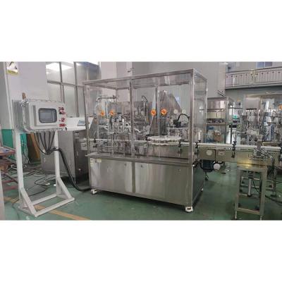 China KPGX-8 Food Processing Machinery Filling And Capping Machine With Dust Cover for sale