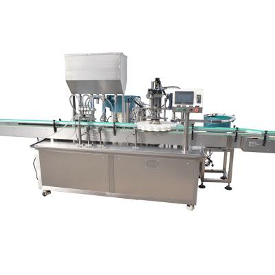 China KPGX-4 Industrial Food Machinery Filling And Capping Machine Star Linear Spiral for sale