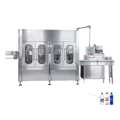 China Food / Soda Water Automatic Cola Beverage Bottling Machine CSD Carbonated Beverage Filling Machine for sale