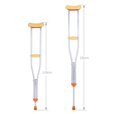 China Medical Lightweight Elbow Crutches Body Health Care Elbow Aluminum Adjustable For Elbow Lightweight Aluminum Armpit Adjust for sale