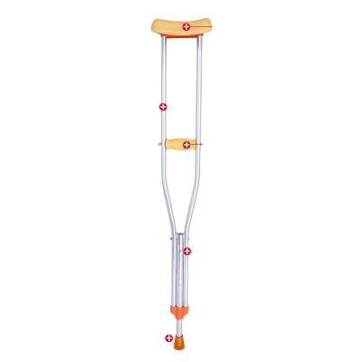 China Body Health Care Aluminum Alloy Adjustable Medical Orthopedic Axillary Walking Crutch for sale