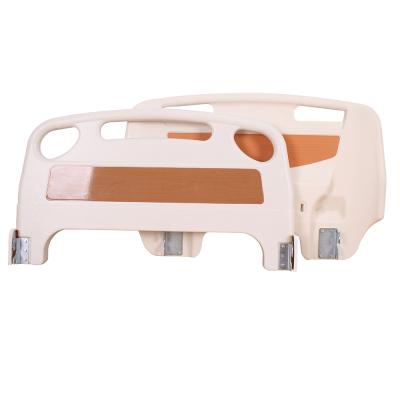 China Patient Bed ABS Metal Hospital Furniture Ward Head And Plastic Foot Board for sale