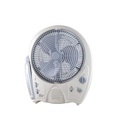 China Windy Household 12 Inch Multifunctional Fluorescent Lamp Fan Portable Stand Fan Using Large Capacity Lead Acid Battery Fan for sale