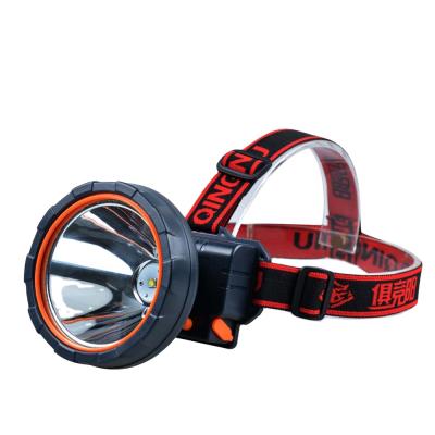 China Industrial ABS High Quality Plastic Strong Light Remote Capability LED Headlight Outdoor Rechargeable Headlamp For Hunting for sale