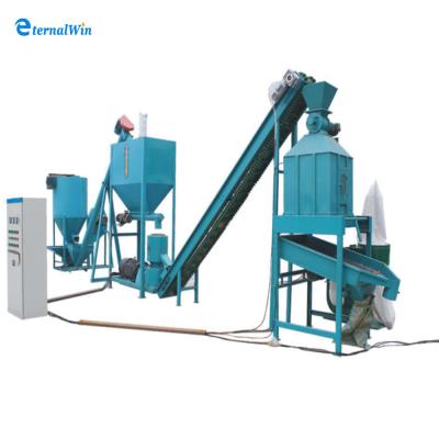 China High efficiency 2ton per hour wooden line household fuel pelletizer high efficiency pellet line for sale