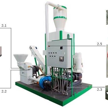 China Mill Mini Wood Chip Biomass Straw Pellet Die Flat Small Scale Wood Pellet Mill Feed Processing Machine Plant for sale