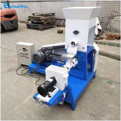 China Aquatic Dog Cat Turtle Poultry Farm Frog Tilapia Food Pellet Extruder Machine Chicken Fish Feed Floating Animal Pellet Making Machine for sale