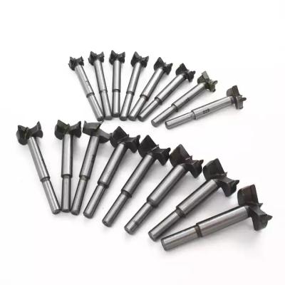 China Woodworking Drilling Forstner Drill Bits 15-35mm 16 Pcs Carbide Forstner Bits High Speed ​​Steel Wood Hole Saw Cutter Drill Bits for sale