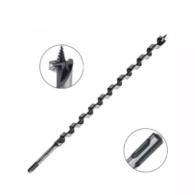 China Wood Drilling SDS Plus Shank Single Flute Shank Wood Auger Drill Bit For Wood Deep Clean Hole Drilling for sale