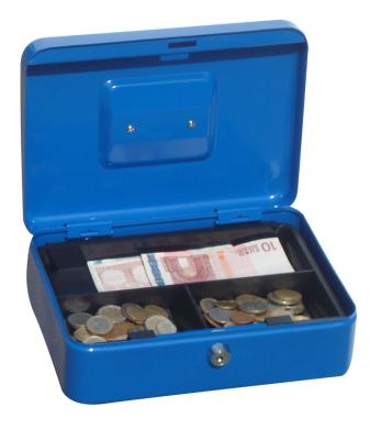 China Home security cheap 10 inch cash box with money tray for home for sale