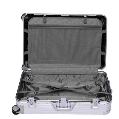 China professionally made cheap cuboid aluminum 20 inch travel luggage aluminum case for sale