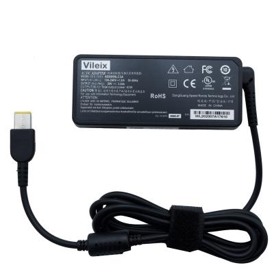 China Laptop Rectangle AC Laptop Charger Laptop Adapter etc. 45W 65W 20V 3.25A for Lenovo IdeaPad notebook ADLX65NLC3A for sale