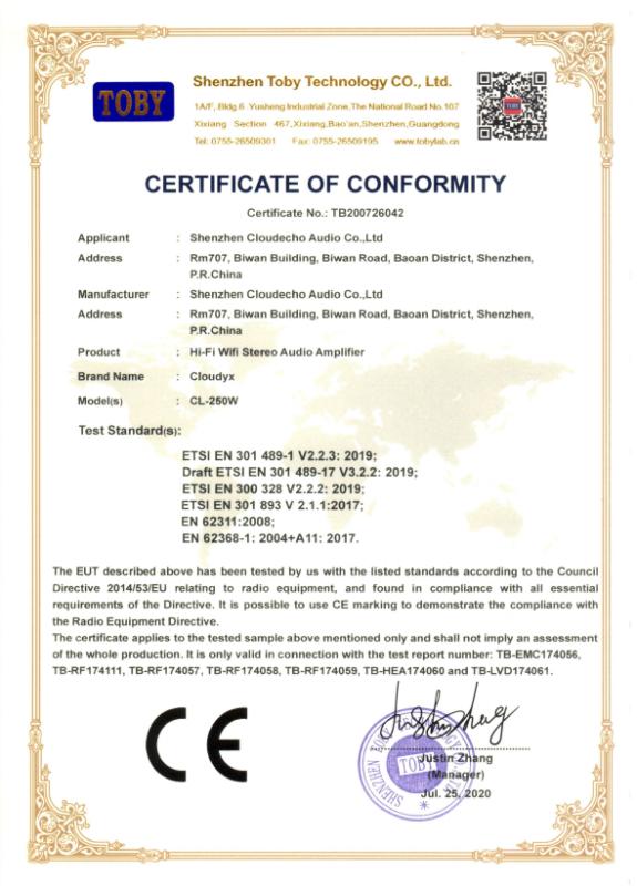 Verified China supplier - Shenzhen Cloudecho Audio Co., Ltd.