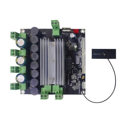 China BT/AUX/Fiber Optic/HDMI/I2S High Power 4*120w CL-400W 2.0 Optional 4.0 2.1 BT5.0 Audio Amplifier Board with HDMI I I2S AUX. USB optical for sale