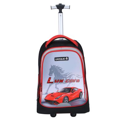 China UNIKER Water Repellent Promotion Backpack Bag On Trolley For School Girls for sale